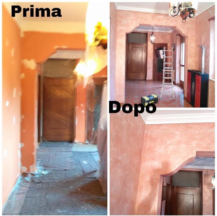 Finitura pareti eseguita da Nicola Decorazioni